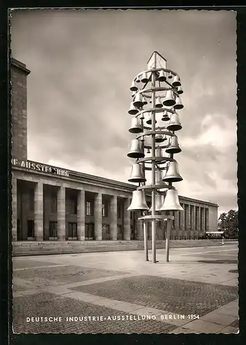 AK Berlin, Deutsche Industrie-Ausstellung, 1954, Bochumer Gussstahl-Glockenspiel