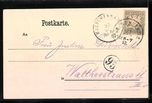 AK München, Karlsrondell aus der Vogelschau