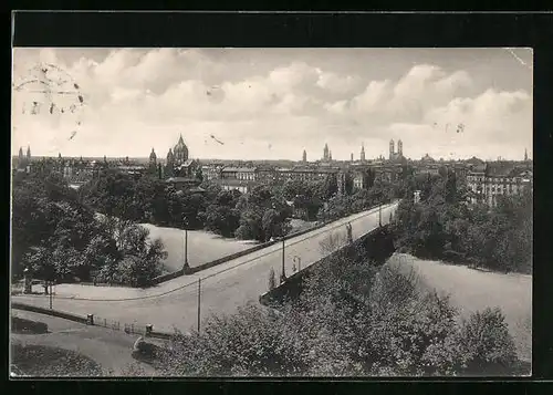 AK München, Totalansicht vom Maximilaneum