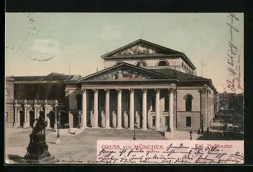 AK München, Kgl. Hoftheater