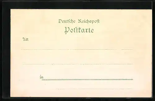 Lithographie Hamburg, Allgemeine Gartenbau-Ausstellung 1897, Eingangstore b. Millerntor u. b. Holstentor