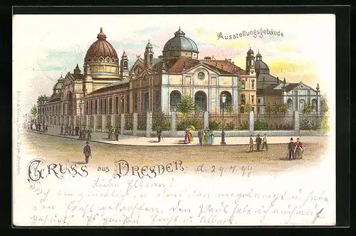 Lithographie Dresden, Ausstellungsgebäude