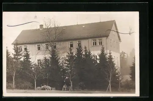 AK Bad Reiboldsgrün, Ansicht des Zöbischhaus