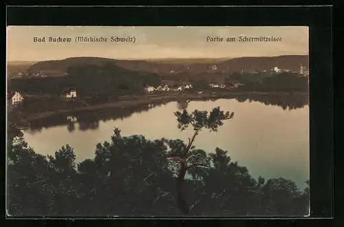 AK Bad Buckow /Märk. Schweiz, Partie am Scharmützelsee