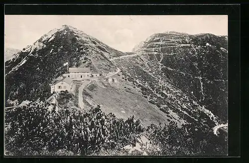 AK Herzogstand, Blick auf die Herzogstandhäuser