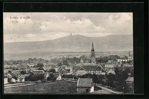 AK Rosslau /Kyffh., Ort aus der Vogelschau