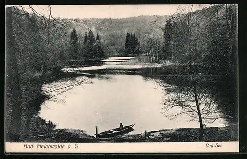 AK Bad Freienwalde /O., Baa-See
