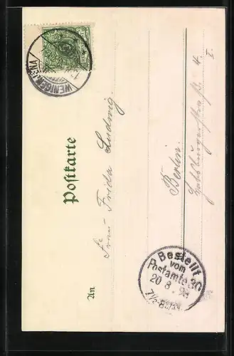 Lithographie Jena, Fuchsthurm, Sennhütte