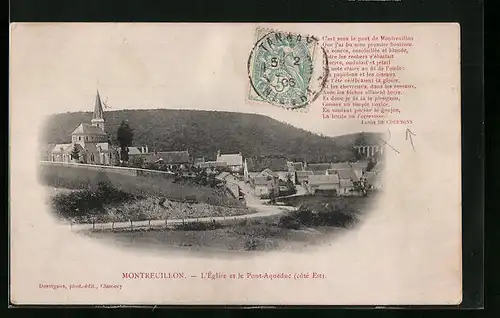 AK Montreuillon, L`Église et le Pont-Aqueduc