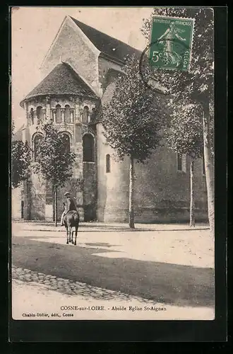 AK Cosne-sur-Loire, Abside Eglise St. Aignan