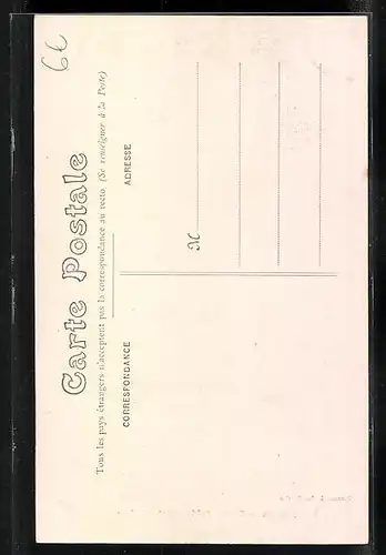 AK Raveau, Château de Mouchy, vue du Parc