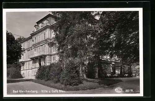 AK Bad Gleichenberg, Villa und Café Max