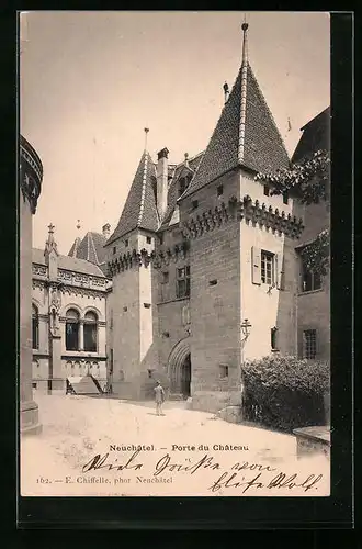 AK Neuchatel, Porte du Chateau