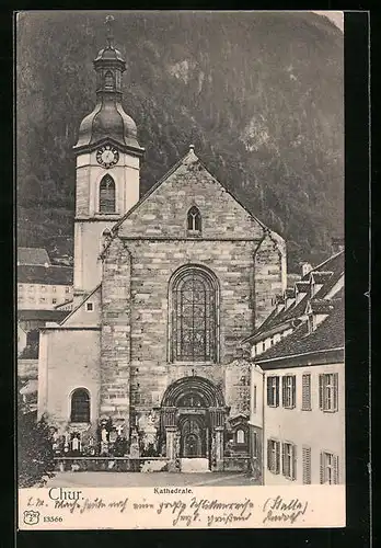 AK Chur, Portal der Kathedrale