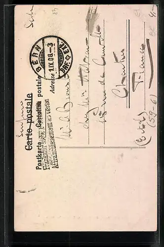 AK Bern, Die Uhr am Zeitglockenturm, Kunstuhr