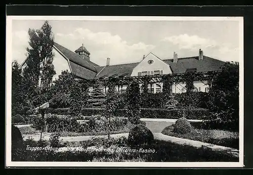 AK Königsbrück /Sa., Truppen-Übungsplatz, Offiziers-Kasino