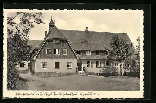 AK Johanngeorgenstadt /Erzgeb., Private Mädchenberufsschule