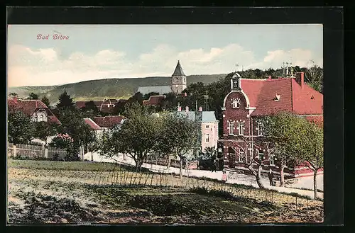 AK Bad Bibra, Teilansicht des Ortes
