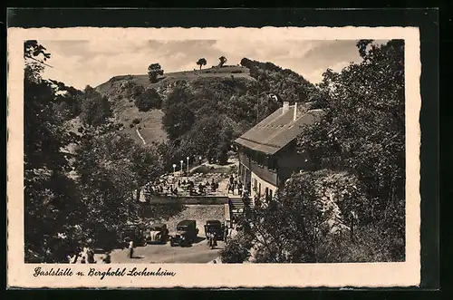 AK Lochenheim bei Balingen /Württ., Gaststätte und Berghotel aus der Vogelschau
