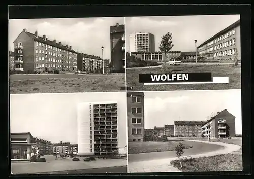 AK Wolfen /Bitterfeld, Polytechnische Oberschule Erich Weinert, Neubaukomplex