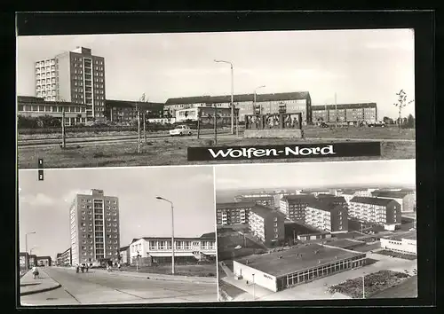 AK Wolfen-Nord /Bitterfeld, Strasse der Chemiearbeiter, Kinderkrippe