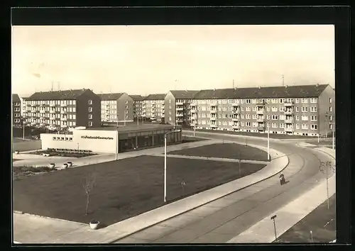 AK Wolfen-Nord /Bitterfeld, HO-Industriewaren, Wohnkomplex