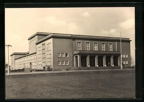 AK Bitterfeld, Kulturpalast Wilhelm Pieck des VEB Elektrochemisches Kombinat