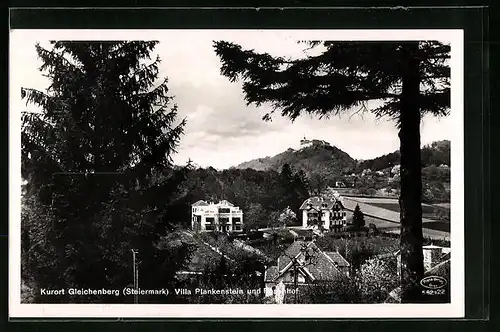 AK Bad Gleichenberg, Villa Plankenstein und Rosenhof