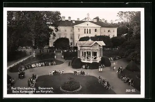 AK Bad Gleichenberg, Beim Kurkonzert am Kurplatz