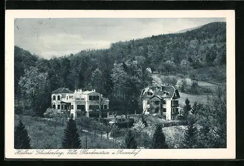 AK Bad Gleichenberg, Villa Plankenstein und Rosenhof