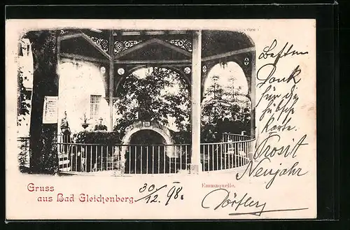 AK Bad Gleichenberg, Emmaquelle im Kurpark