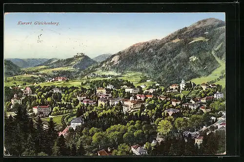 AK Bad Gleichenberg, Gesamtansicht aus der Vogelschau