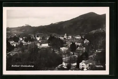 AK Bad Gleichenberg, Ortsansicht aus der Vogelschau