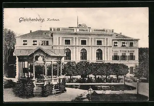 AK Bad Gleichenberg, Kurhaus mit Pavillon