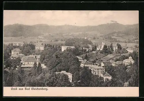 AK Bad Gleichenberg, Ortsansicht aus der Vogelschau