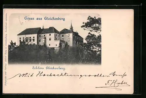 AK Gleichenberg, Blick zum Schloss