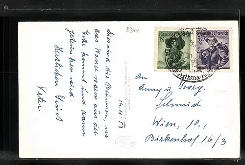 AK Gleichenberg, Stmk. Brunnen mit Schwestern