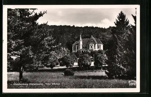 AK Gleichenberg, Villa Ottokar im Grünen