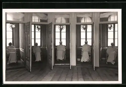 AK Gleichenberg, Quellsole-Zerstäubung mit zu behandelnden Gästen