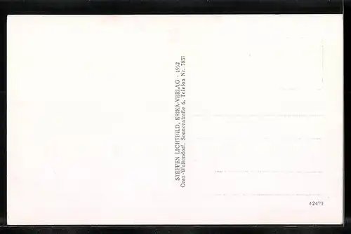 AK Gleichenberg, Schweizerei mit Bänken