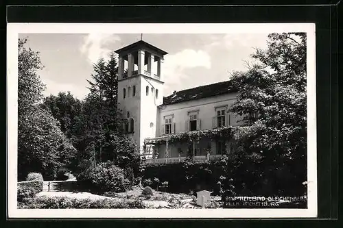 AK Gleichenberg, Villa Wickenburg mit Parkanlage