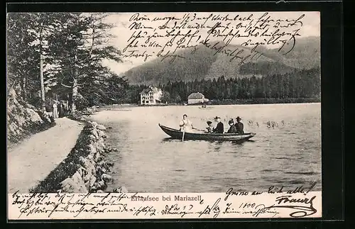 AK Mariazell, Erlaufsee mit Boot