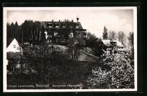 AK Lassnitzhöhe, Sanatorium Westseite