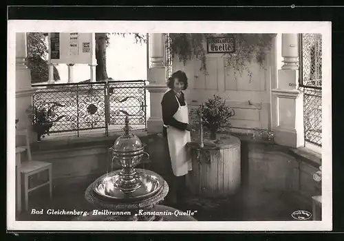 AK Bad Gleichenberg, Heilbrunnen Konstantin-Quelle