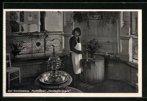 AK Bad Gleichenberg, Heilbrunnen Konstantin-Quelle