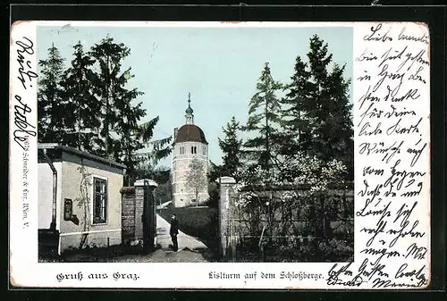 AK Graz, Lislturm auf dem Schlossberge