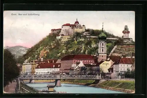 AK Graz, Mur und Schlossberg