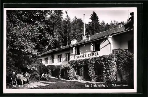 AK Bad Gleichenberg, Gasthaus Schweizerei