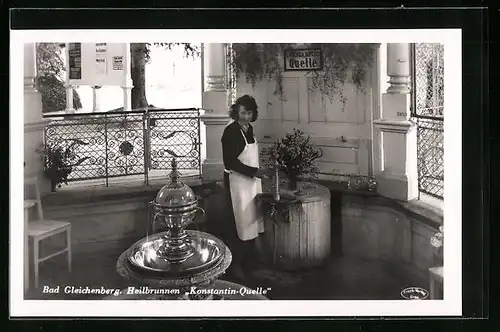AK Bad Gleichenberg, Heilbrunnen Konstantin-Quelle