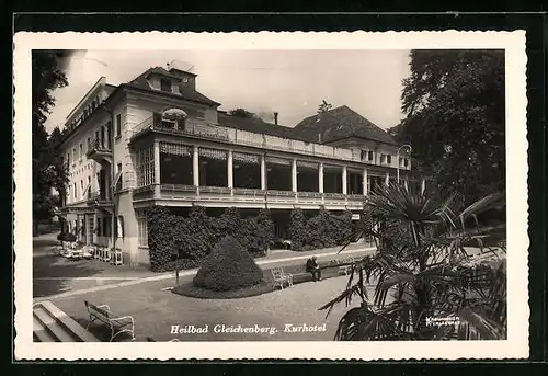 AK Bad Gleichenberg, Kurhotel mit Parkanlage